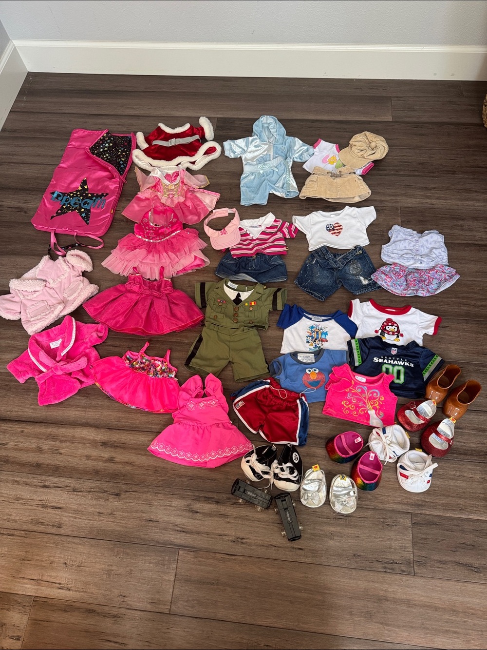 Build a bear mixed 43 piece lot bundle dresses outfits shoes